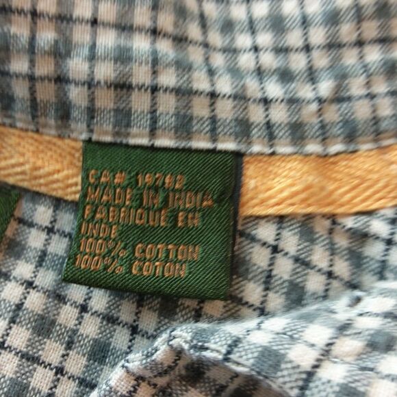 Timberland gray plaid long sleeve button front shirt - Picture 14 of 14